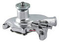 SBC Alum. Short Water Pump Chrome 5/8in Shaft