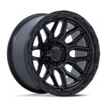 FUEL WHEELS SURGE 18X9 6X5.5 106 1 M-BLK GB-LP CAST ALUMINUM MATTE BLACK W GLOSS BLACK LIP FC881MB18906801
