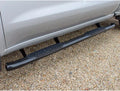 0718 WRANGLER 4 DOOR JK 4IN OE STYLE BLACK TEXTURED CURVED OVAL STEPS