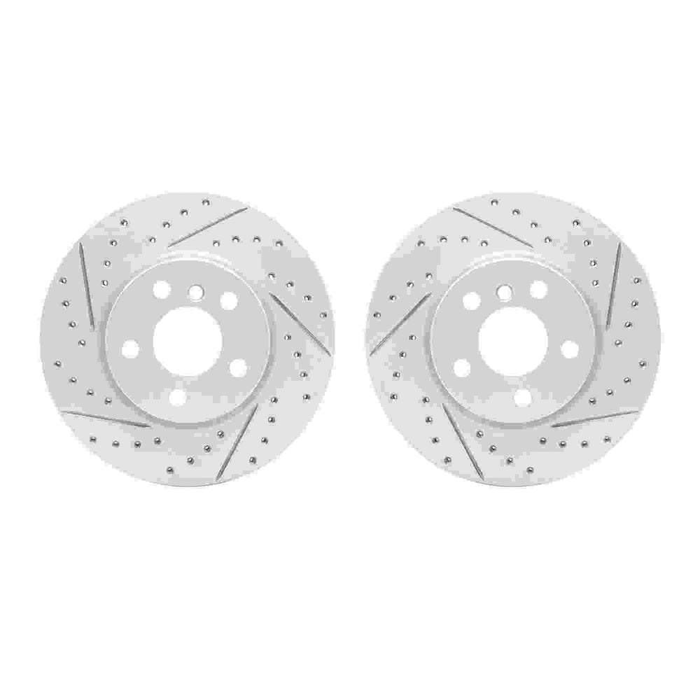 DFC 14-21 Mini Cooper Front Drilled & Slotted Geoperformance Rotors