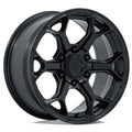 FUEL WHEELS SPLICER 17X9 6X135 87 1 BLK-OUT FLOW FORMED ALUMINUM BLACKOUT FC903MX17906301