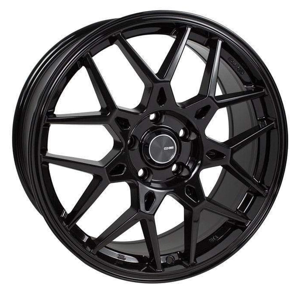 Enkei black auto part