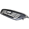 CAPA GRILLE ASSY STD TYPE; W/O AUTO CRUISE; W/CHROME MLDG; SILVER HYUNDAI SONATA 151