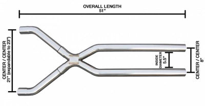 Pypes Performance Exhaust polished auto part