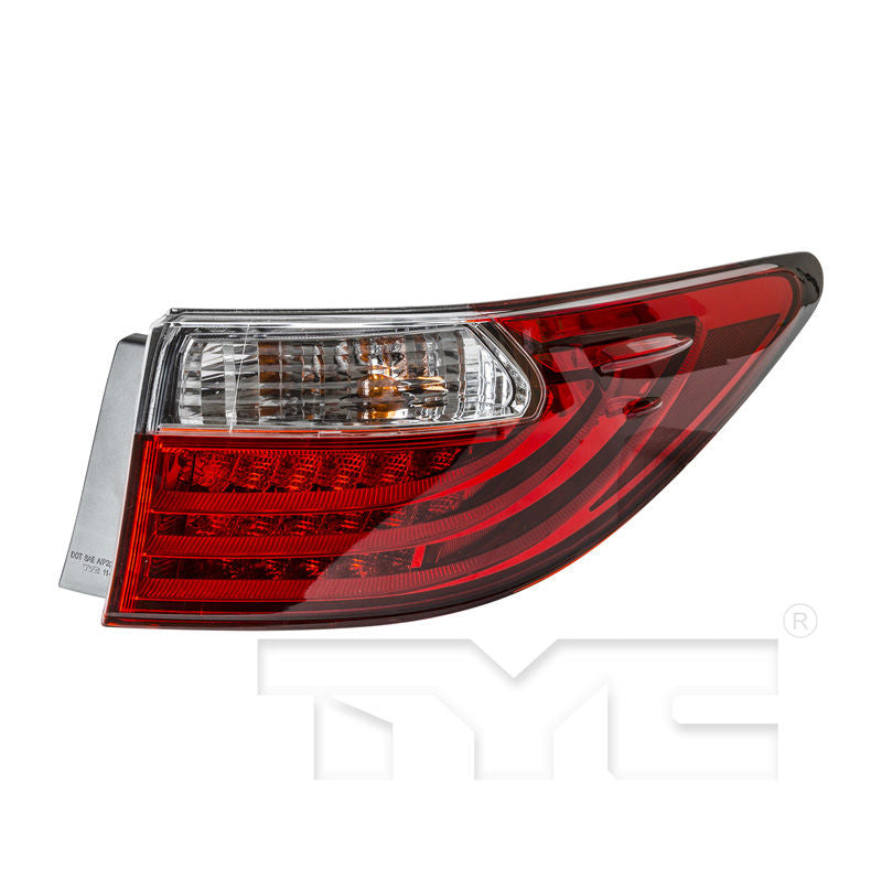 LH TAILLAMP ASSY OUTER LENS/HOUSING LEXUS ES300H 20132015; LENS/HOUSING LEXUS ES350 20132015