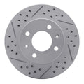DFC 03-06 Dodge Verna Front Drilled & Slotted Geoperformance Rotors 5000 Advanced Pads w/Hardware