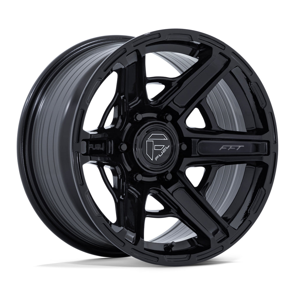 FUEL WHEELS GAMBIT 17X8.5 6X135 87 25 G-BLK FLOW FORMED ALUMINUM GLOSS BLACK FC892BX17856325