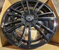 KRAZE SPECTRA 183 GLOSS BLACK 20X8.5 5-108 5-114.3 38MM 72.62MM