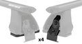 ~(11 lbs. 52X12X9)~ PRICING ONLY ORDER COMPONENTSVortex 2500 Black 2 Bar Roof Rack Subaru Impreza (inc. WRX) PRICING ONLY- USE COMPONENTS
