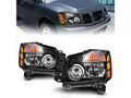 ANZO 2004-2007 Nissan Armada Crystal Headlights Black