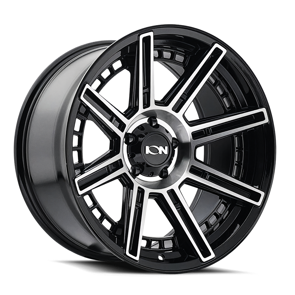 Cast Aluminum Wheels 149 MB 20x9 Matte Black 8 On 170 Bolt Pattern -12 Offset ION Wheels