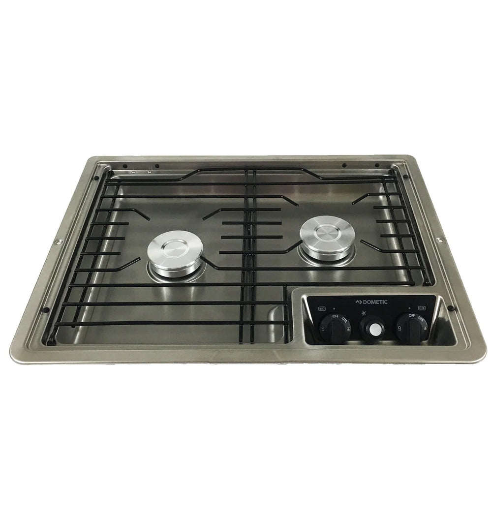 DROP IN RV 2BURNER PROPANE COOKTOP STAINLESS D21SBW
