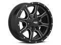 20X10 MO970 SATIN BLACK W/ MILLED ACCENTS 6X135/5.5 24 O/S 4.56 B/S