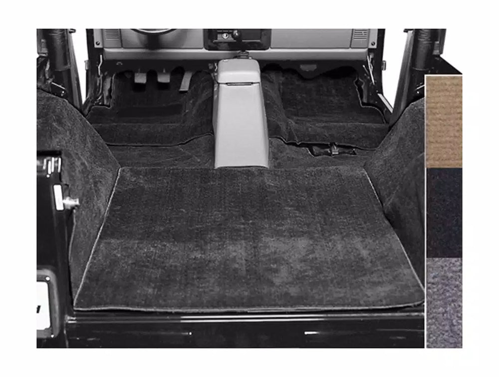 Rugged Ridge Deluxe Carpet Kit Black 76-95 Jeep CJ / Jeep Wrangler Models
