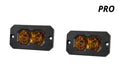 Diode Dynamics C2 2.0 Pro Yellow Flood Flush ABL (Pair)