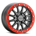 Raceline Wheels ALPHA GUNMETAL W RED RING 15X7 5X114.3 25