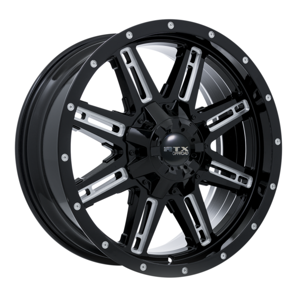 RAVINE 20X10 5135/139.7 24N C87.1 BLACK MILLED