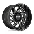 MO997 22X12 6X135 G-BLK MILL -44MM