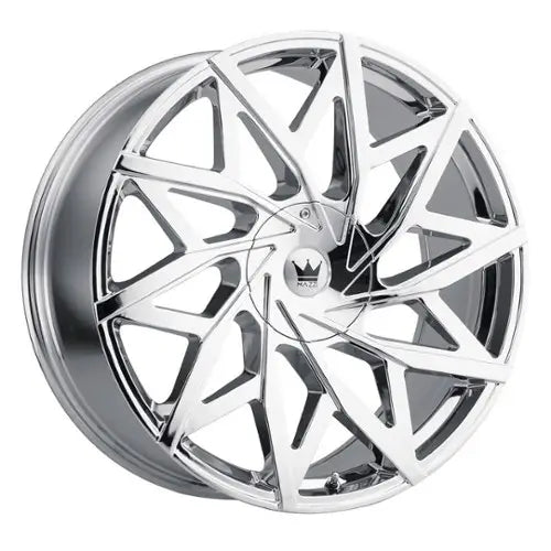 ~(32 lbs. 20X20X9)~ BIG EASY (372) CHROME 18X8 5-110/5-115 35mm 72.6mm