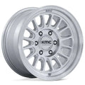 Wheel Pros IMPACT FFT 17X8.5 6X130 84 25 G-SLV-MCH KM733SD17853825