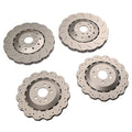 R1 Concepts Brake Rotors - Carbon Coated w/ Optimum Oe Pads Hdw Fits Volvo XC40