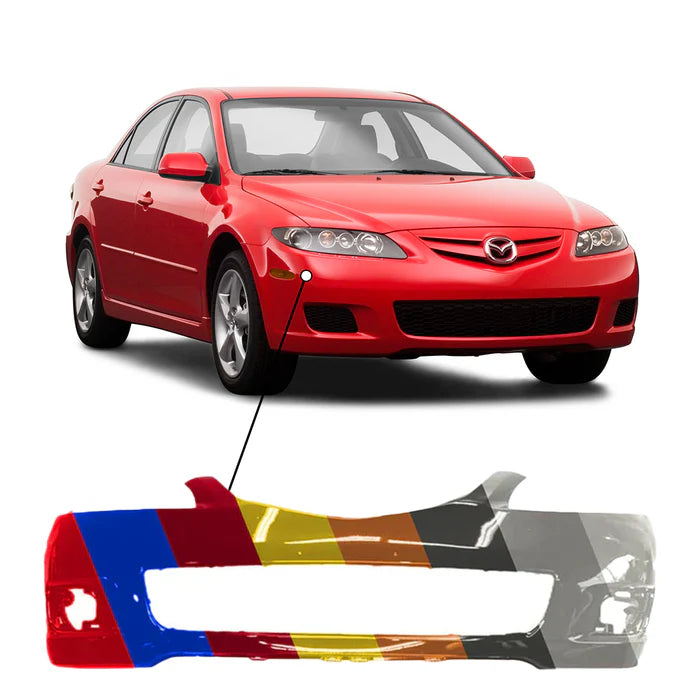 FRONT BUMPER COVER (P) W/O TURBO MAZDA6 0608