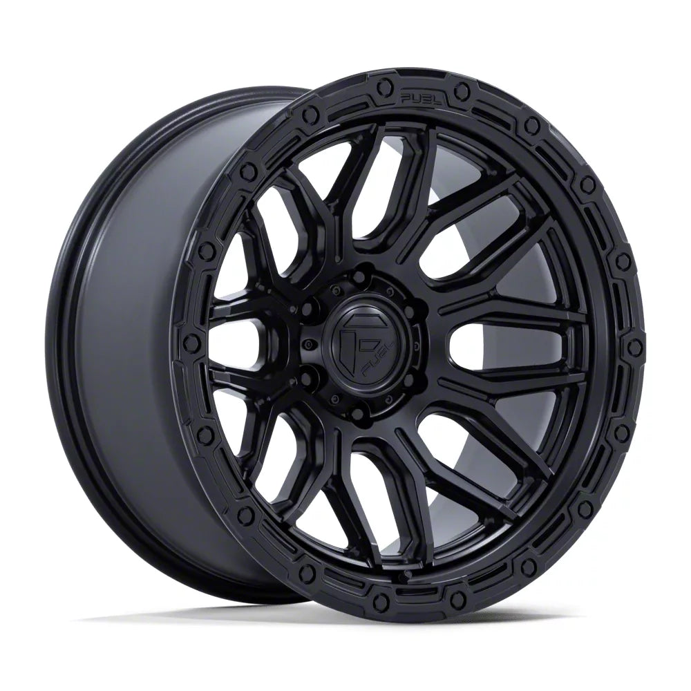 FUEL WHEELS SURGE 18X9 6X135 87 1 M-BLK GB-LP CAST ALUMINUM MATTE BLACK W GLOSS BLACK LIP FC881MB18906301