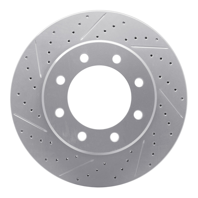 DFC 19-25 Ram 3500 Rear Left Drilled & Slotted Geoperformance Rotor