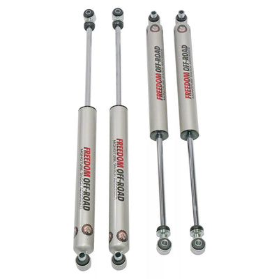 Freedom Offroad 18 Jeep JL Wrangler Monotube Shocks for 2.5-4.5 Inch Lift Set of 4 Freedom Off Road - FO-J304F-MOFO-J304R-MO