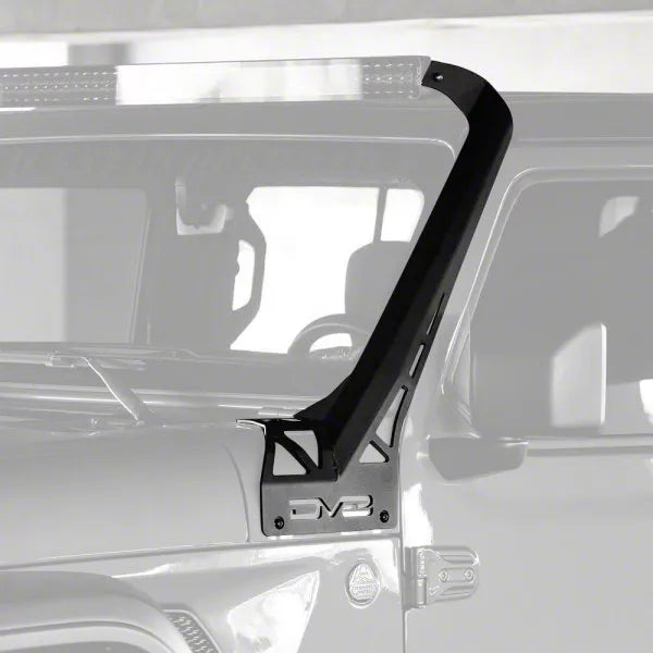 DV8 Offroad 20-22 Jeep JL 392 & JT Mojave A-Pillar Light Bar Mount