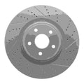 DFC 12-25 Dodge Durango Front Right Drilled & Slotted Geoperformance Rotor