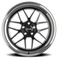 RIDLER 611 611 GLOSS BLACK/MILLED WITH DIAMOND CUT LIP 18X9.5 5-120.65 0MM 83.82MM