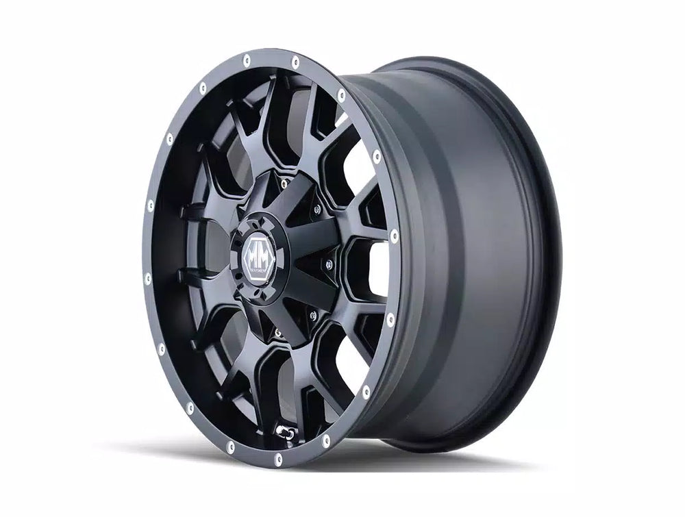 MAYHEM WARRIOR 8015 MATTE BLACK 20X10 8-165.1 -25MM 130.8MM