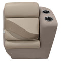 WISE BM13006 PREMIER SERIES PONTOON LEAN BACK CHAISE MOCHA JAVA / MUSHROOM / CAF
