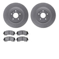 R1 Concepts Brake Rotor- Carbon Coated with Ceramic Pads Fits INFINITI QX50
