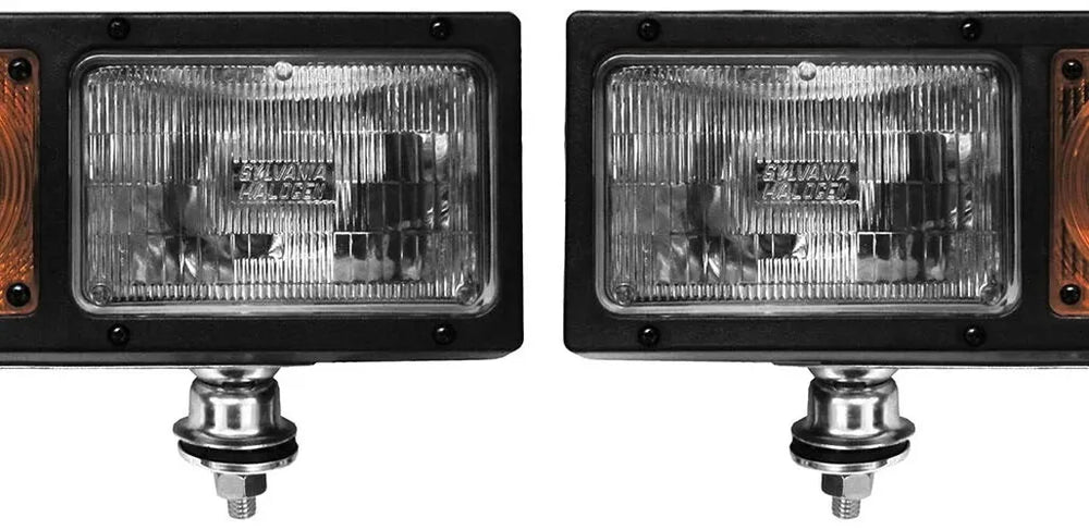 60IN ROUND LIGHTS 4 & 7 PIN CONNECTION WHITE LIGHT BAR
