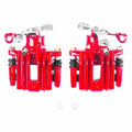 Power Stop 98-01 Audi A4 Rear Red Calipers w/Brackets - Pair