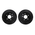 R1 Concepts Brake Rotor- D/S - Black Fits INFINITI M45