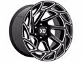 ONSLAUGHT 17X9 6X5.5 12MM GLOSS BLACK MILLED