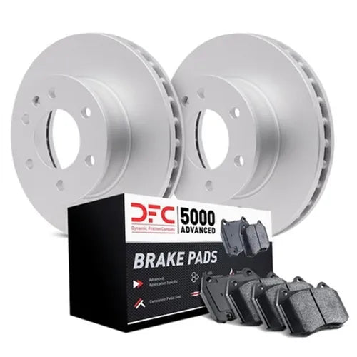 DFC 03-07 Honda Accord Front & Rear Geospec Rotors with 5000 Advanced Brake Pads w/Hardware