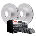 DFC 03-07 Honda Accord Front & Rear Geospec Rotors with 5000 Advanced Brake Pads w/Hardware