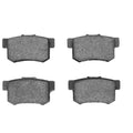 DFC 03-07 Honda Accord Front & Rear Geospec Rotors with 5000 Advanced Brake Pads w/Hardware