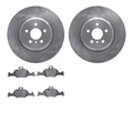 R1 Concepts Brake Rotor- Blank with Optimum Oe Pads Fits BMW 530e