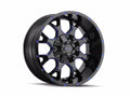 MAYHEM WARRIOR 8015 BLACK W PRISM BLUE 20X9 5-139.7 5-150 18MM 110MM