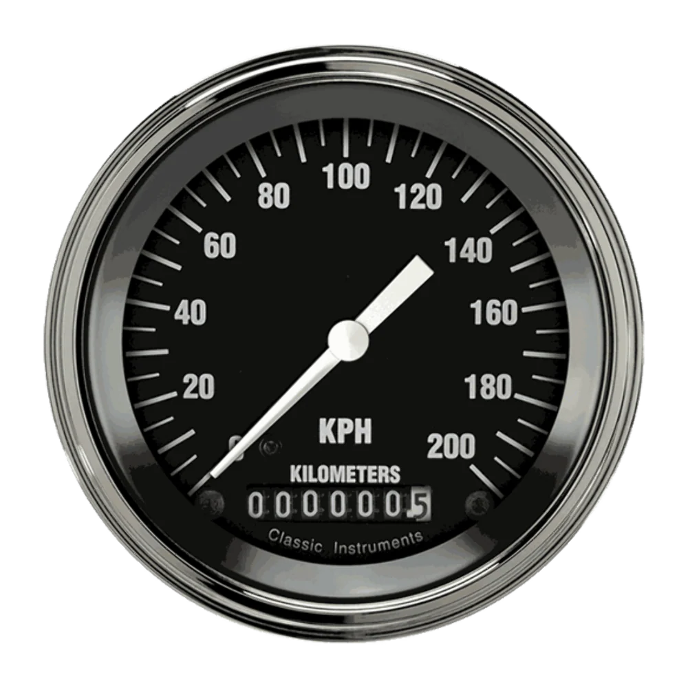 HOT ROD 3IN SPEEDO 200 KPH