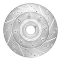 DFC 05-07 Ford F-250 2WD (Super Duty) Front Right Drilled & Slotted Silver Brake Rotor