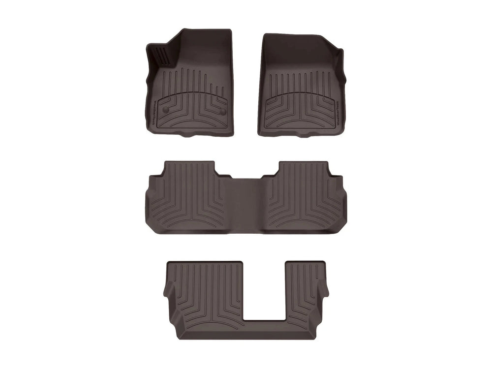WeatherTech Cocoa Front Rear Rear FloorLiner HP Fits -20-24 XT6 4715741-471080-2-4IM