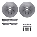 R1 Concepts E- Line Series Brake Rotor with Ceramic Brake Pads Hdw Fits Ford F-150