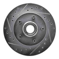 DFC 04-08 Ford F-150 RWD Front Left Drilled & Slotted Silver Brake Rotor