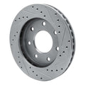 DFC 04-08 Ford F-150 RWD Front Left Drilled & Slotted Silver Brake Rotor